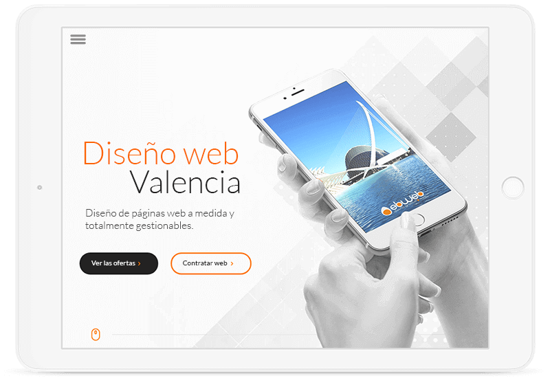 Diseño web Valencia. Las páginas web Valencia accesibles a toda España
