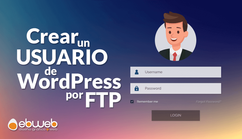 Crear un usuario en WordPress por FTP